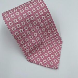 Brooks Brothers Pink Geometric Men's Tie